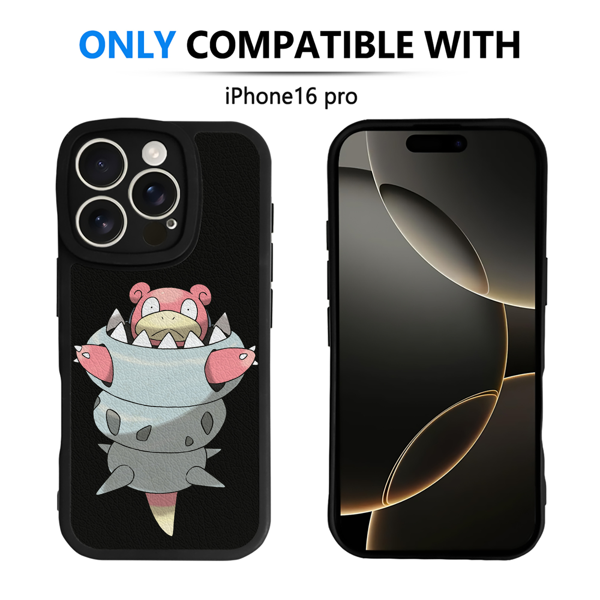 （画像用） ポケットモンスター Pokémon 【iPhone 16シリーズ対応】シリコンスマホケース（レザー調） 材質：シリコン